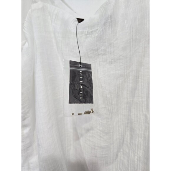 NWT‎ The Limited Women's Sleeveless, Embellished White  Tank Camisole Size Small - Picture 7 of 8